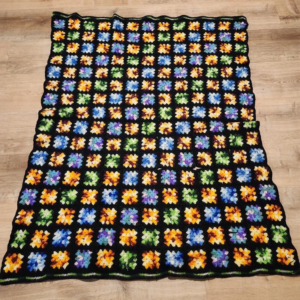 Granny Square Afghan 